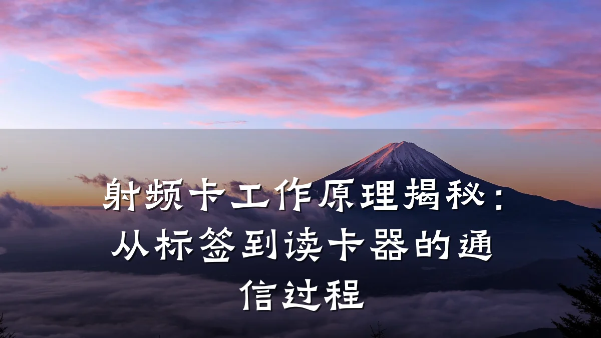 射频卡工作原理揭秘:从标签到读卡器的通信过程