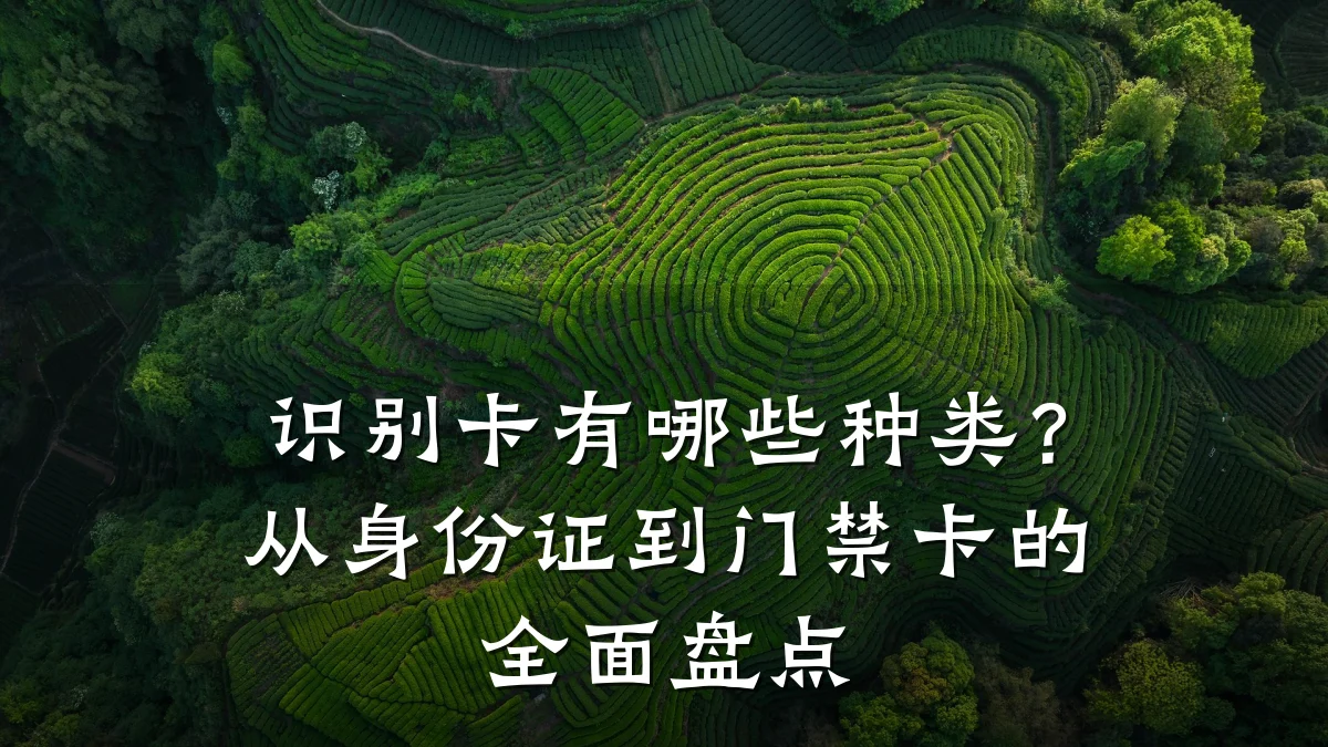 识别卡有哪些种类？从身份证到门禁卡的全面盘点