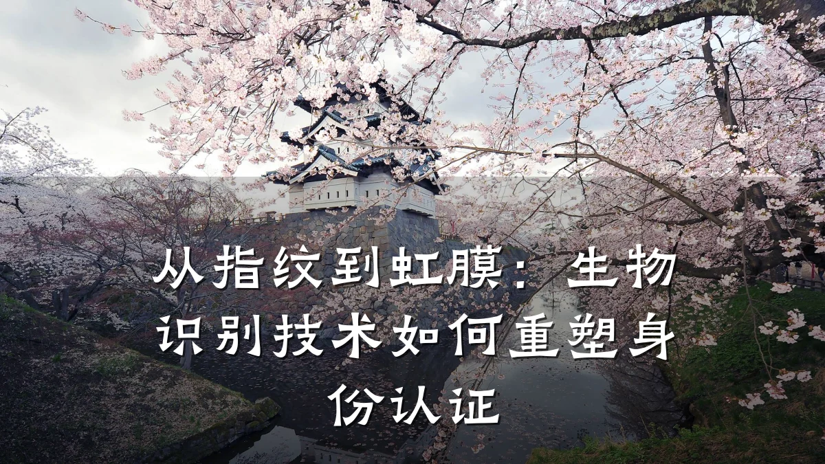 从指纹到虹膜:生物识别技术如何重塑身份认证