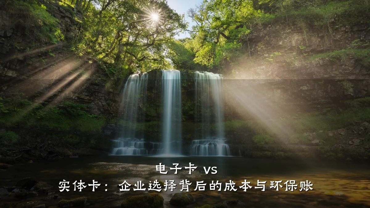 电子卡 vs 实体卡:企业选择背后的成本与环保账