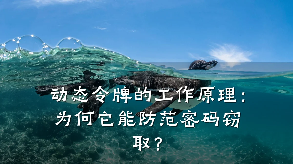 动态令牌的工作原理:为何它能防范密码窃取?