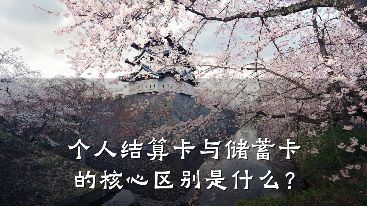 个人结算卡与储蓄卡的核心区别是什么?