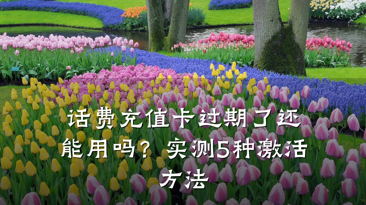 话费充值卡过期了还能用吗?实测5种激活方法