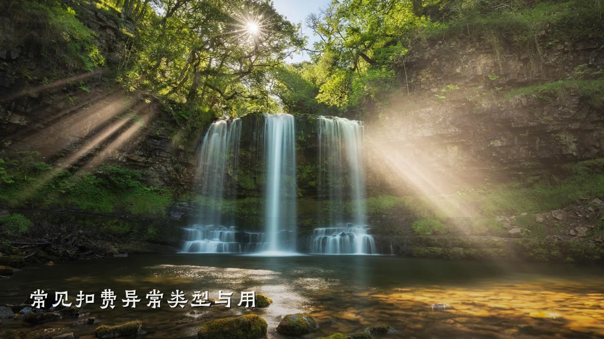 常见扣费异常类型与用