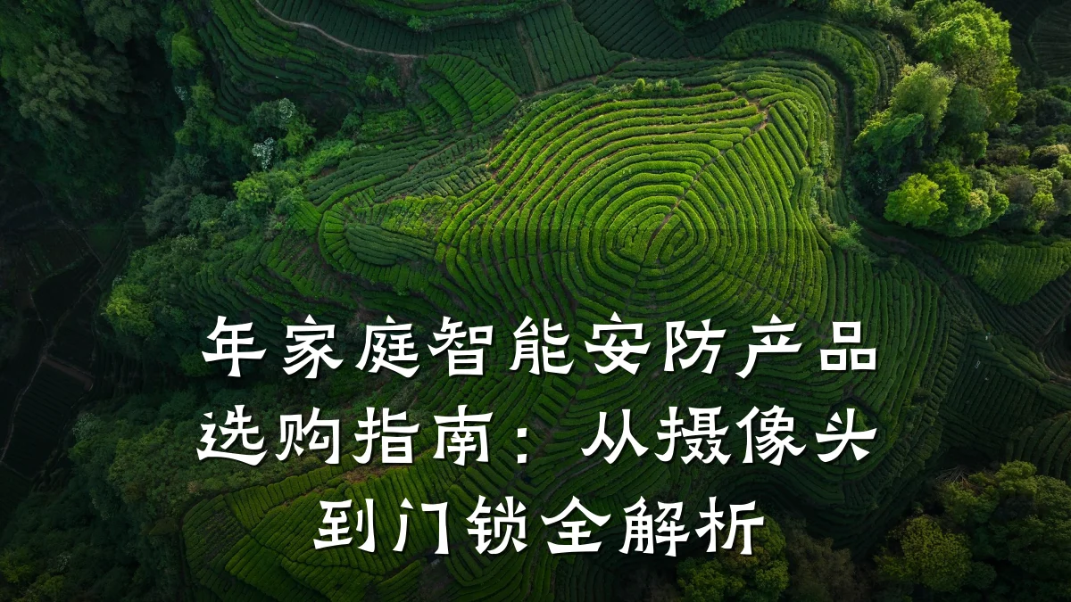 年家庭智能安防产品选购指南:从摄像头到门锁全解析