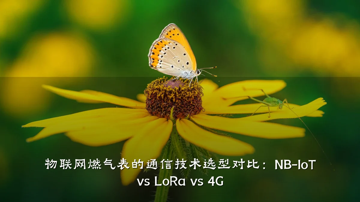 物联网燃气表的通信技术选型对比:NB-IoT vs LoRa vs 4G