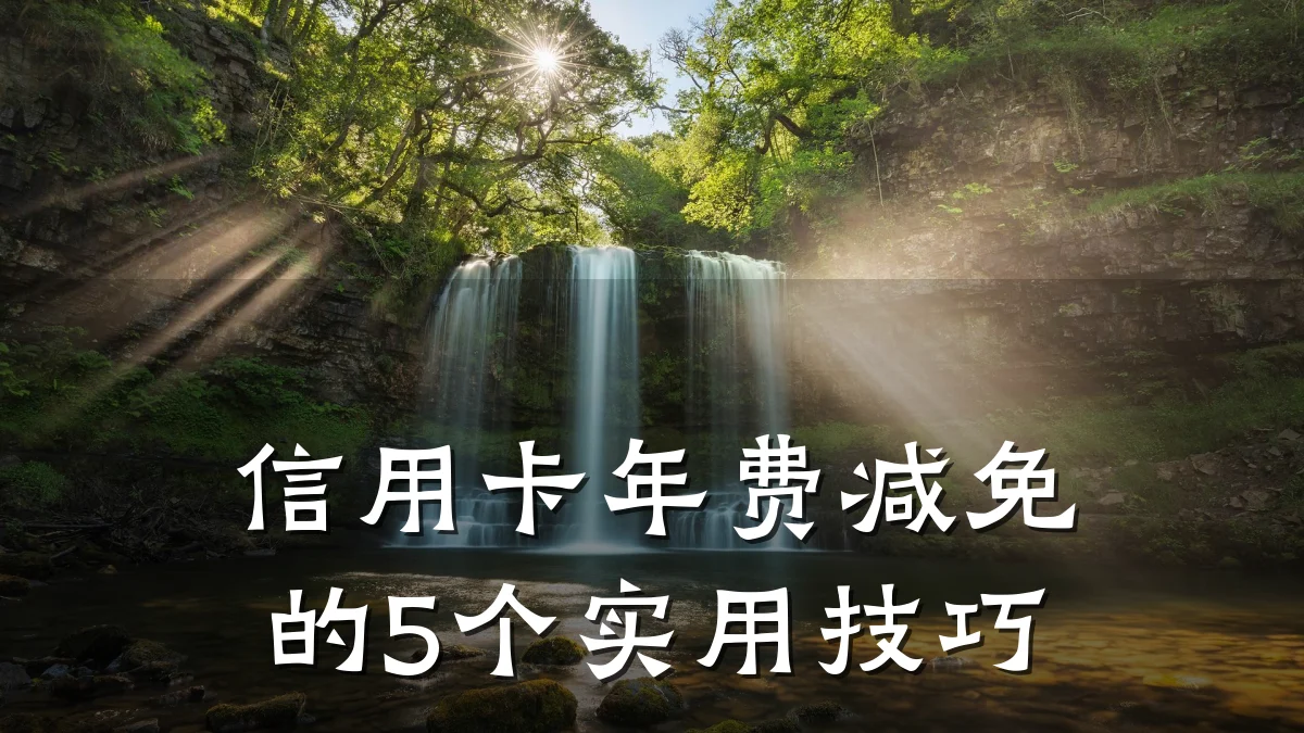 信用卡年费减免的5个实用技巧