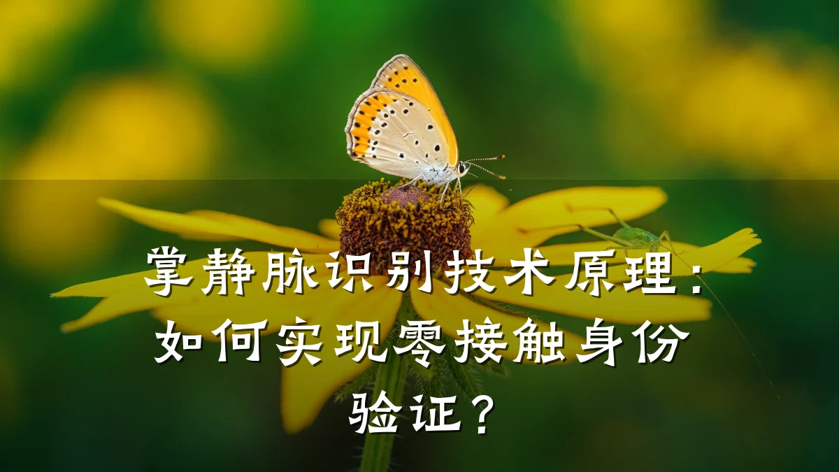 掌静脉识别技术原理:如何实现零接触身份验证?