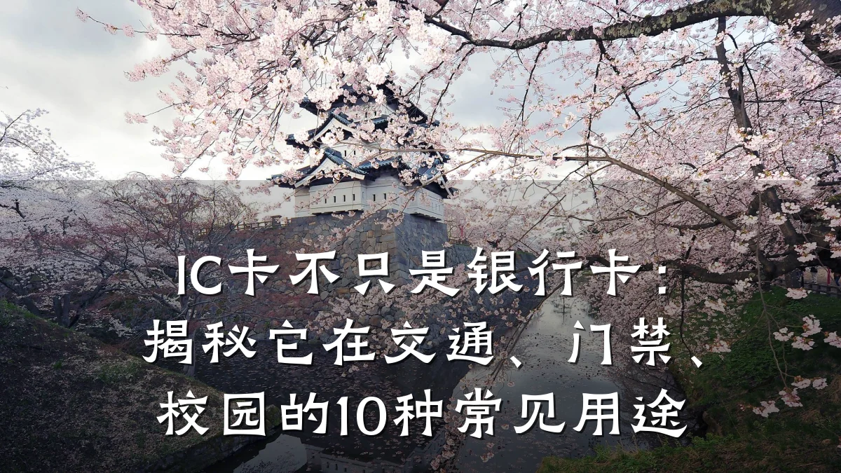 IC卡不只是银行卡:揭秘它在交通、门禁、校园的10种常见用途