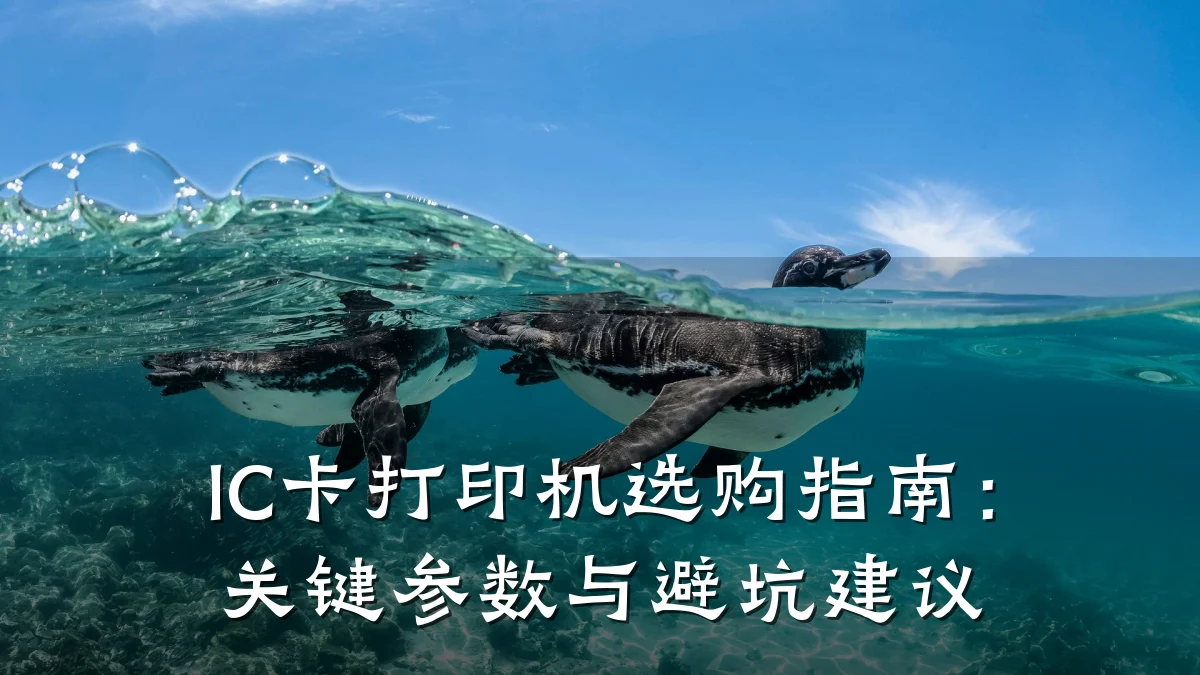 IC卡打印机选购指南:关键参数与避坑建议