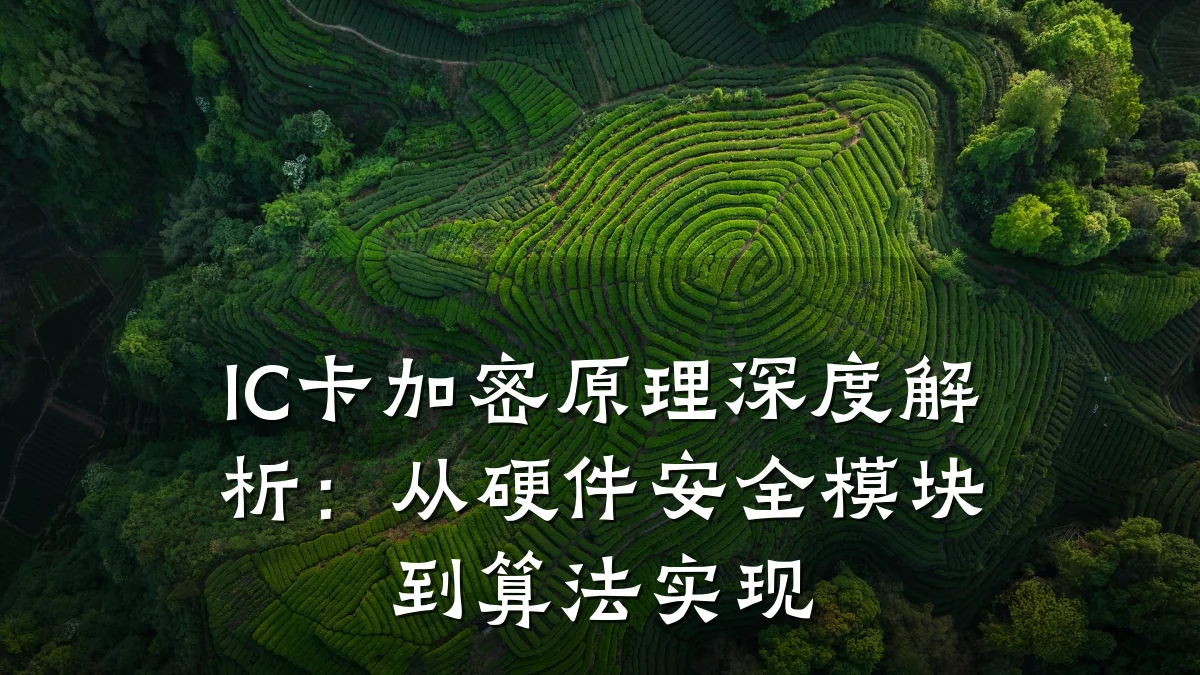 IC卡加密原理深度解析:从硬件安全模块到算法实现
