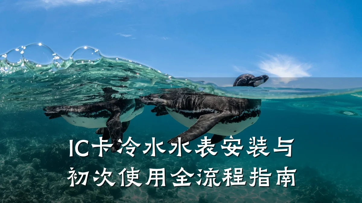 IC卡冷水水表安装与初次使用全流程指南