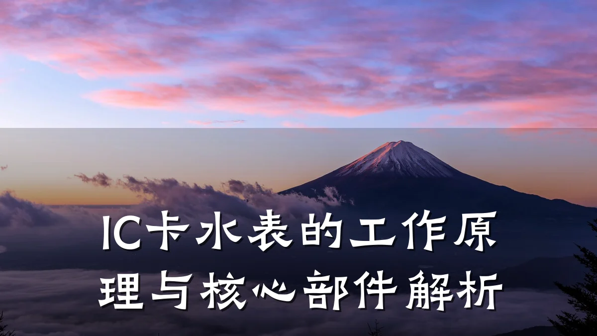 IC卡水表的工作原理与核心部件解析