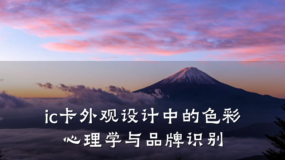 ic卡外观设计中的色彩心理学与品牌识别