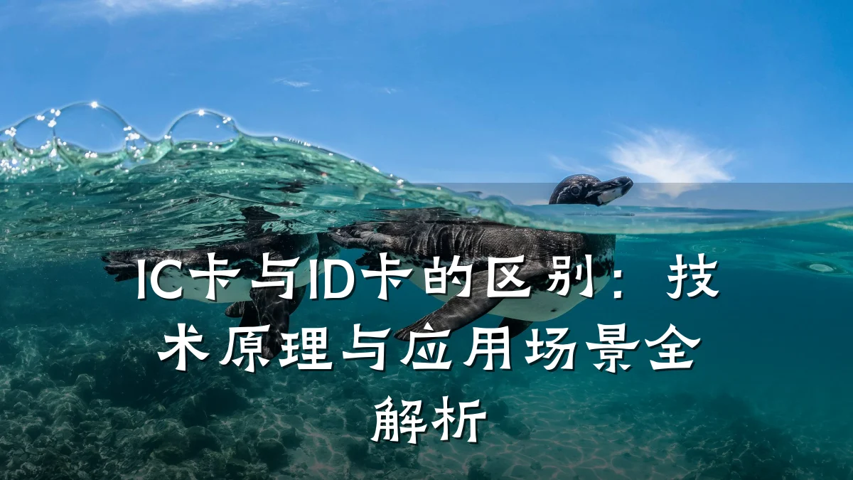 IC卡与ID卡的区别:技术原理与应用场景全解析