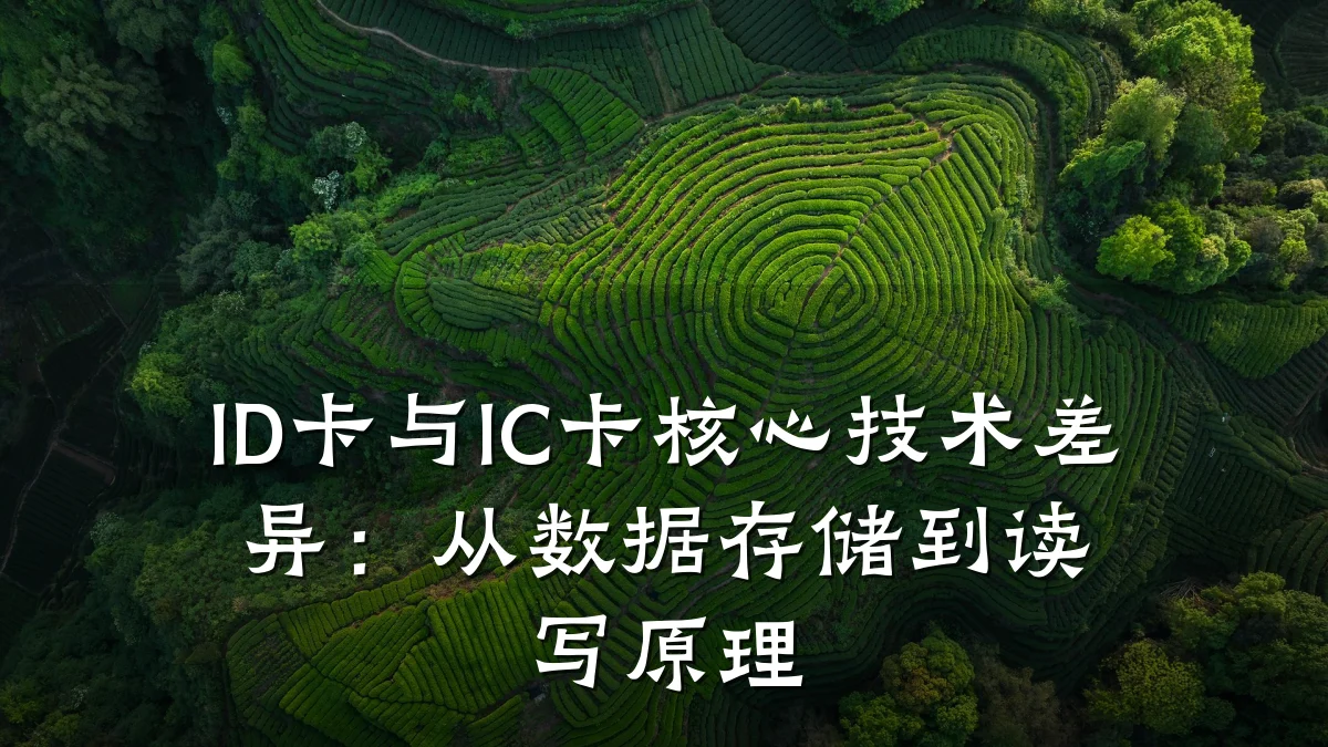 ID卡与IC卡核心技术差异:从数据存储到读写原理