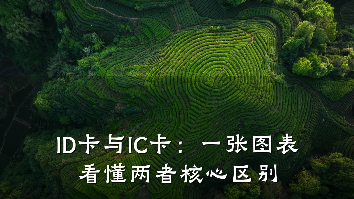 ID卡与IC卡:一张图表看懂两者核心区别