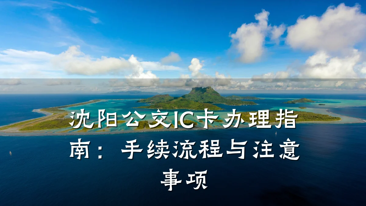 沈阳公交IC卡办理指南:手续流程与注意事项