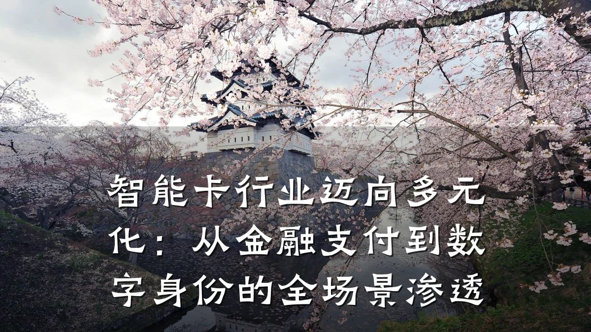 智能卡行业迈向多元化:从金融支付到数字身份的全场景渗透