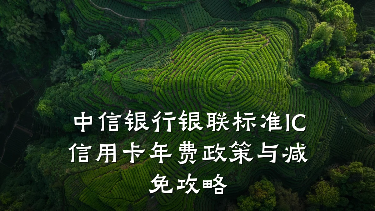 中信银行银联标准IC信用卡年费政策与减免攻略